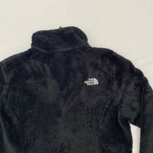 The North Face Fleece Jacket Full Zip Womens Small Black Pockets Fuzzy Outdoor - Picture 4 of 12